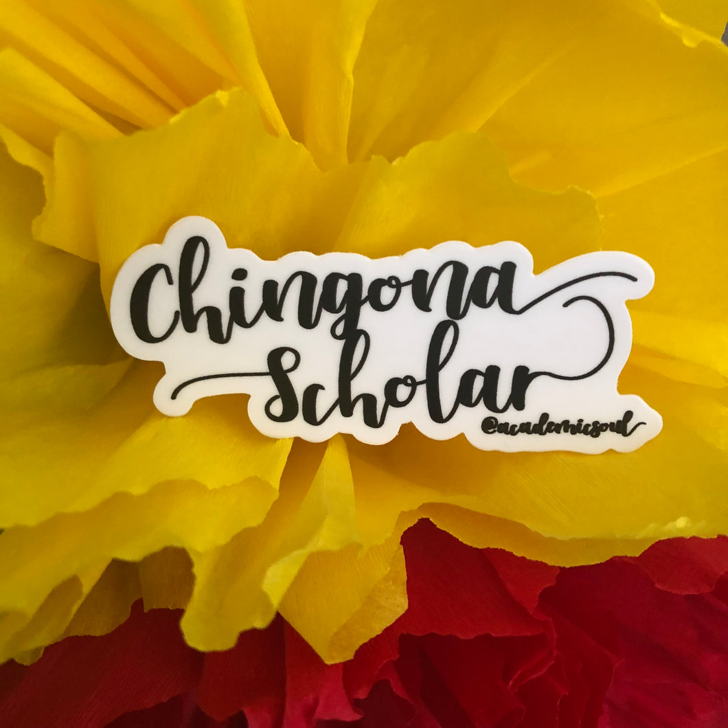 Academic Soul's Chingona Scholar Sticker
