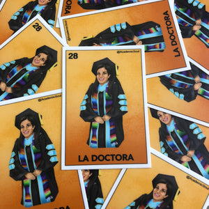 Academic Soul La Doctora Lotería Sticker