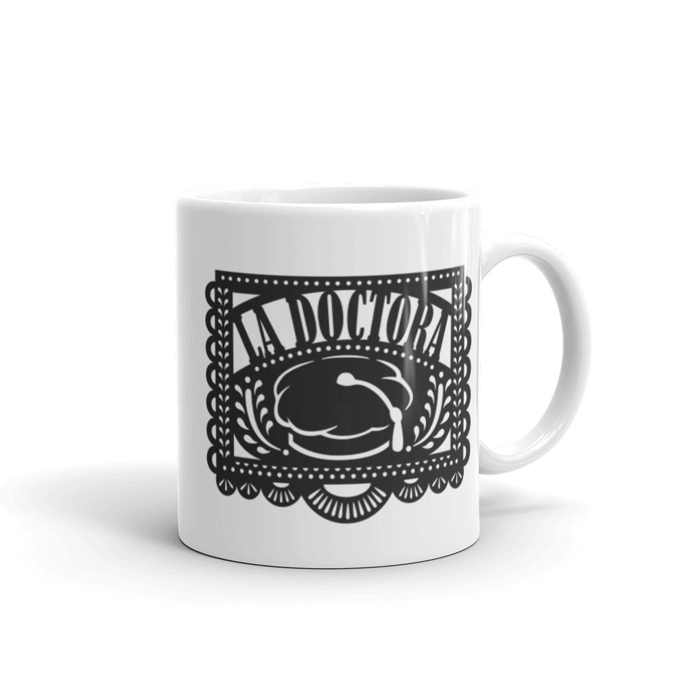 Academic Soul's La Doctora Papel Picado Coffee Mug