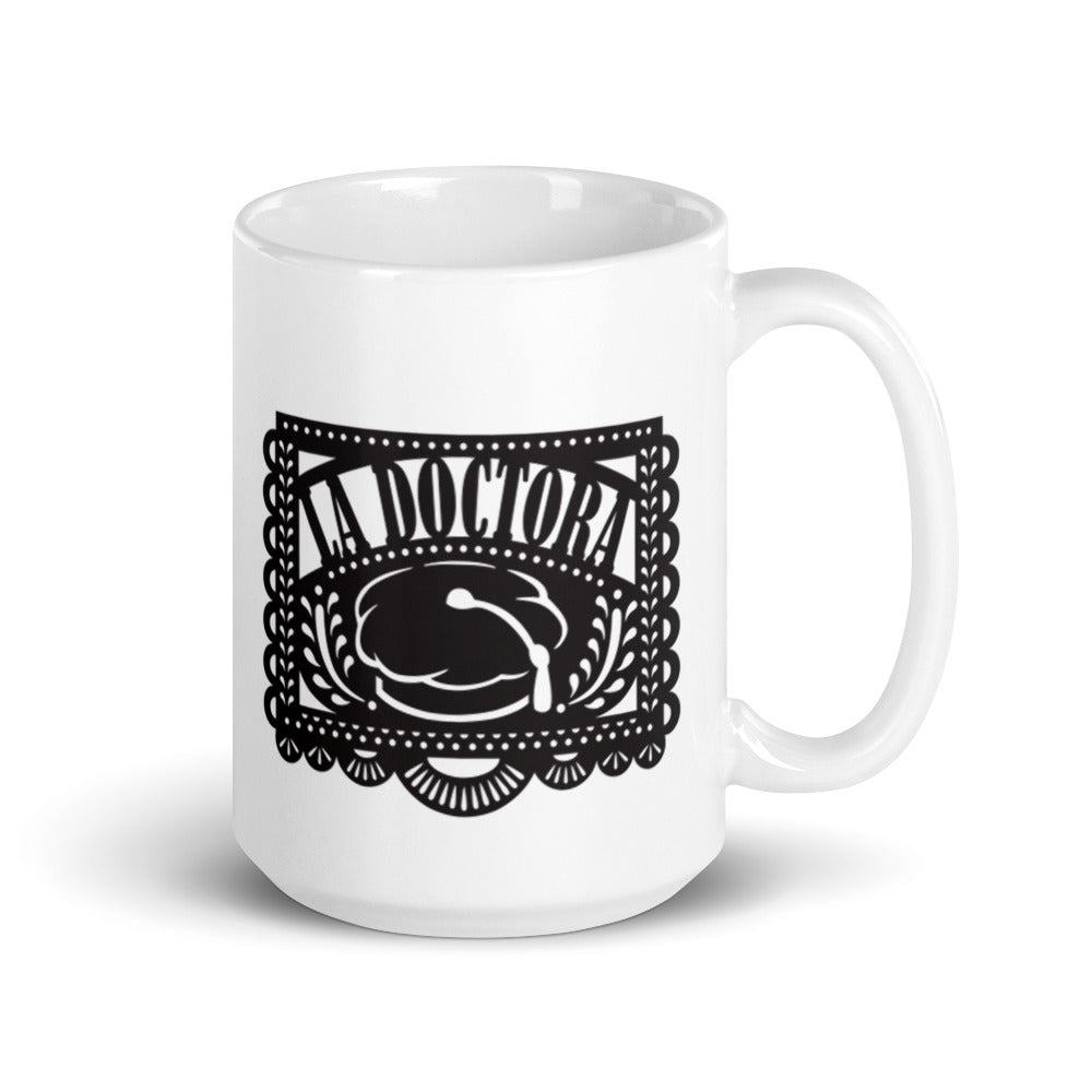 Academic Soul's La Doctora Papel Picado Coffee Mug